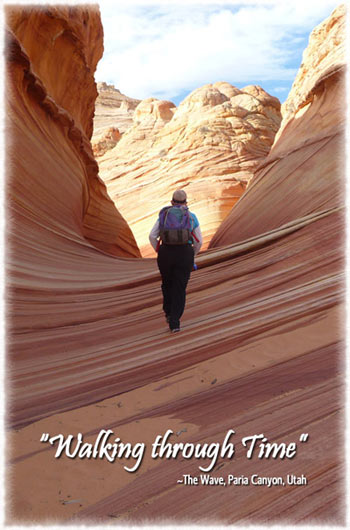 Walking Through Time, The Wave, Paria Conyon, Utah